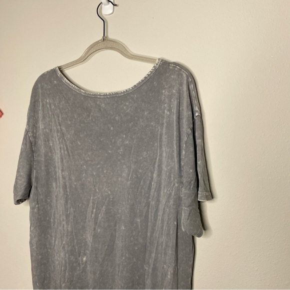 AC/DC Festival Fringe Tee Grey Wash Soft Fabric - Picture 7 of 7